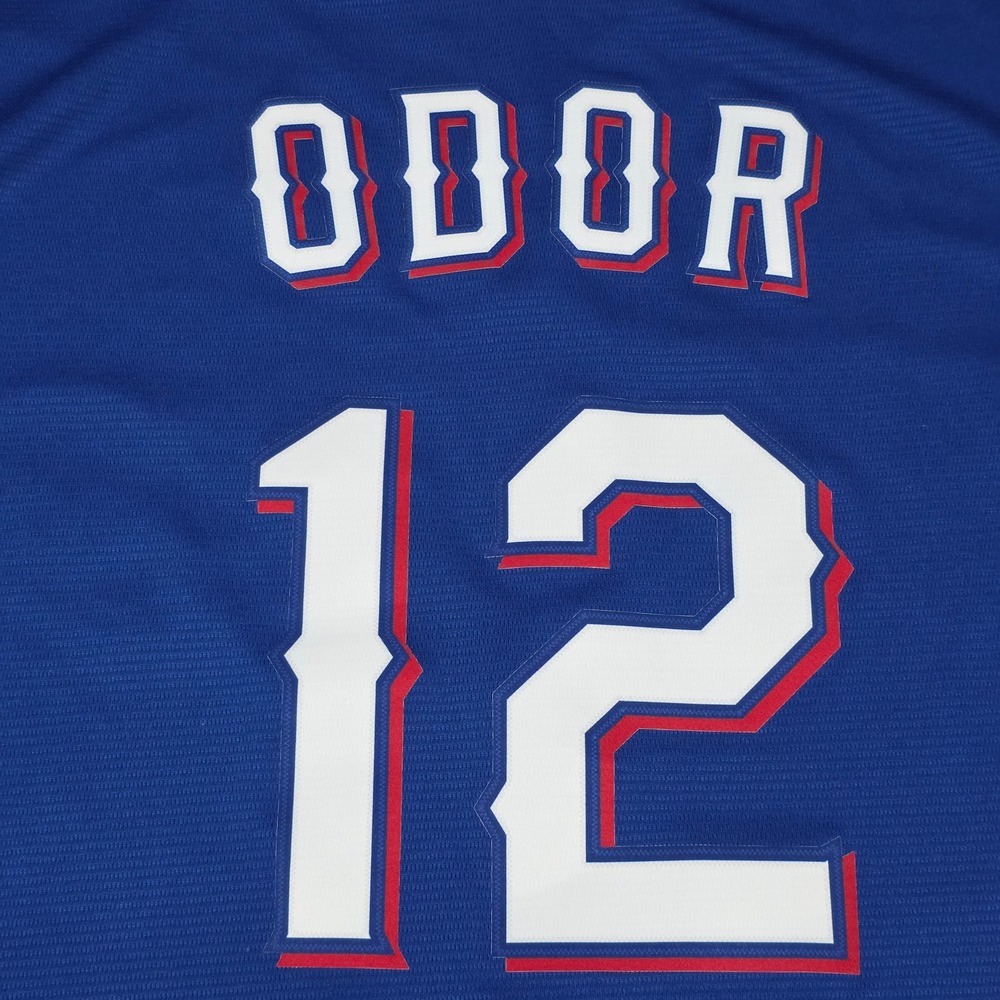 Texas Rangers Rougned Odor #12 Replica Alternate Button Down Jersey - Men's XL - Picture 5 of 8